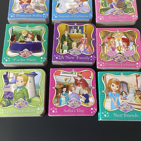 Sophia the First Disney Junior Children’s Mini Board Books Kids lot of 12 - Picture 2 of 7